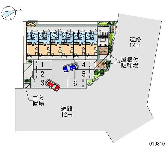 ★手数料０円★君津市東坂田２丁目　月極駐車場（LP）